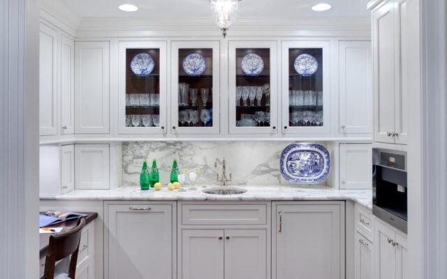 Elegant white finish kitchen cabinets for a timeless look in your DMV home by Cabinetera.